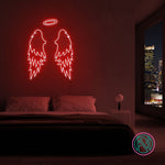 "Wings" Led neonskylt.
