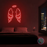 "Wings" Led neonskylt.