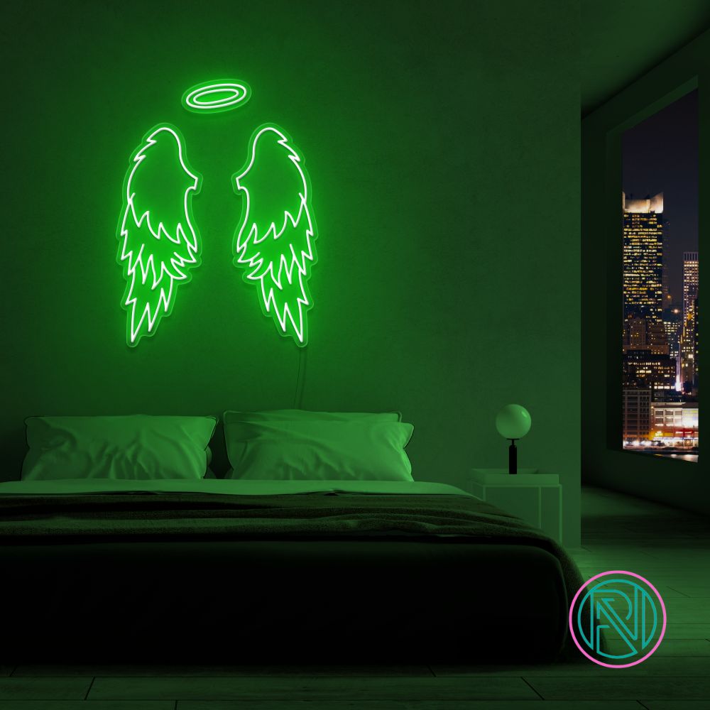 "Wings" Led neonskylt.
