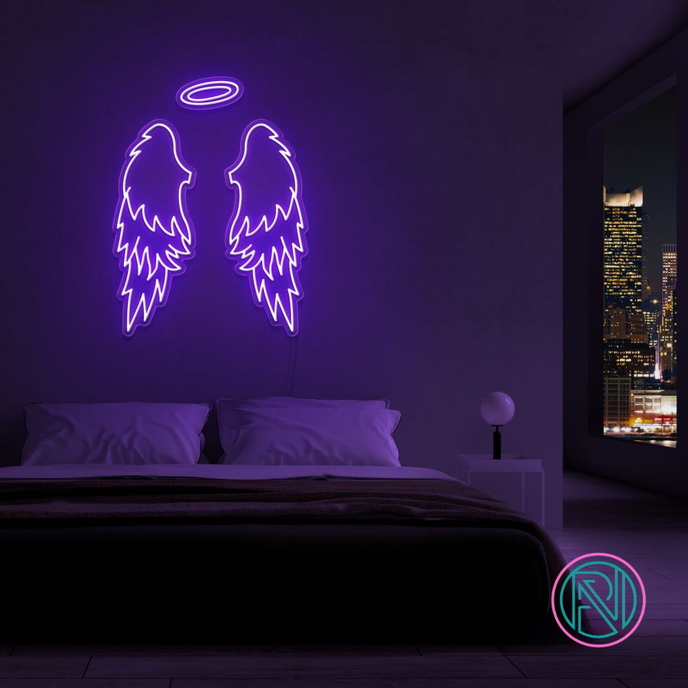 "Wings" Led neonskylt.