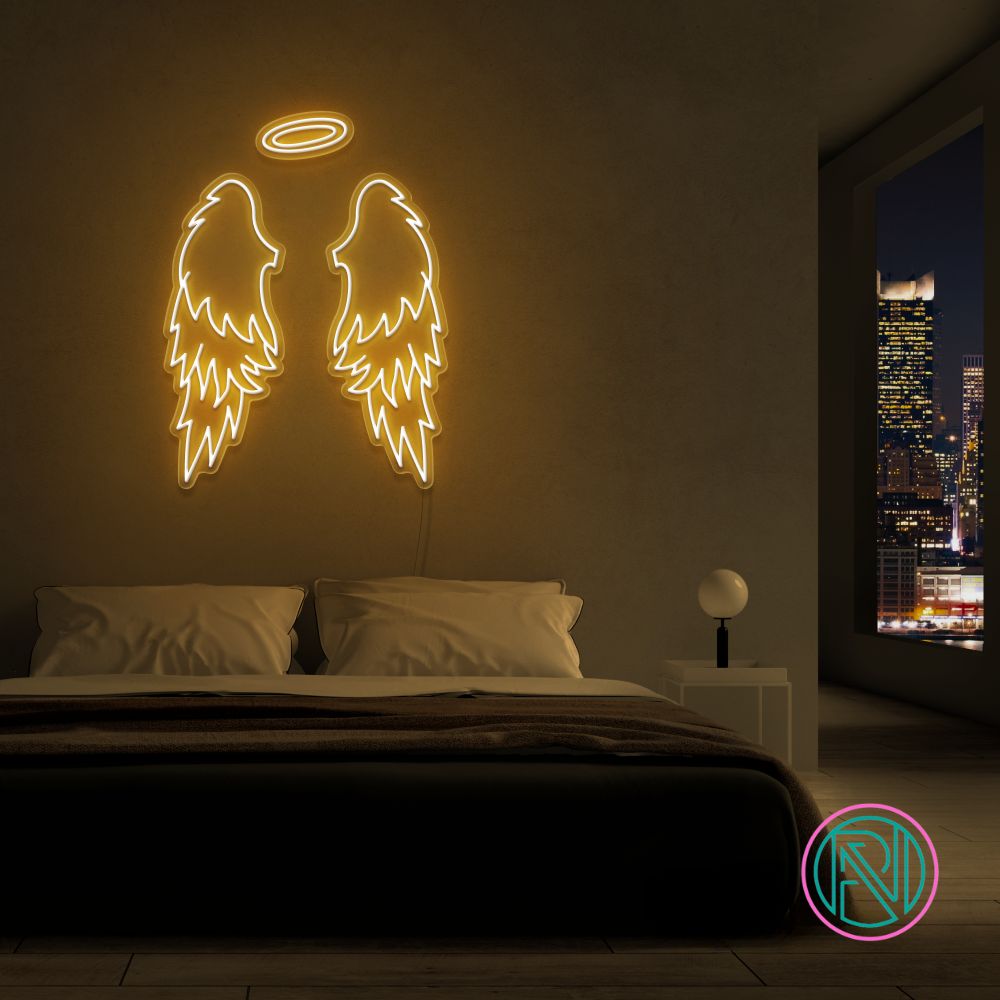 "Wings" Led neonskylt.